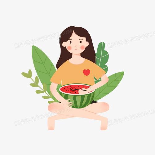 吃瓜的人绘画视频素材,吃瓜群众绘画视频背后的趣味与思考